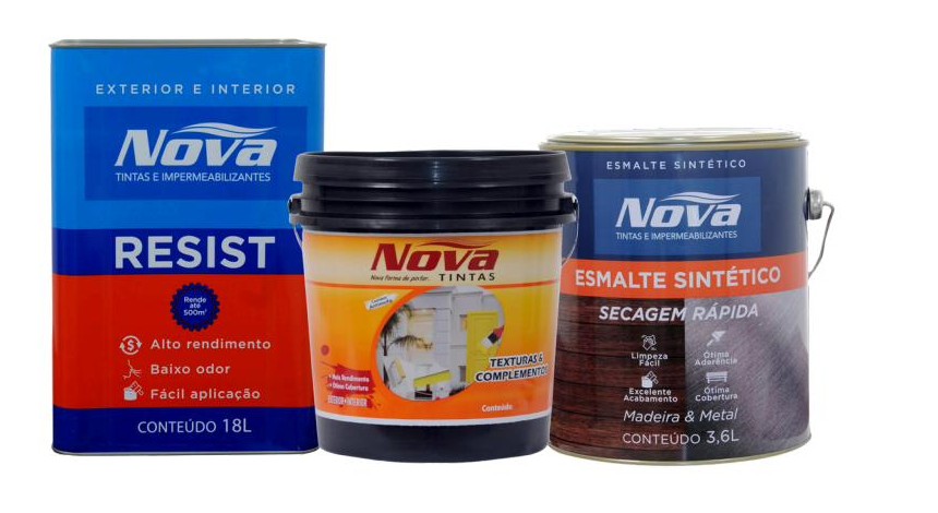 Tintas e acabamentos Nova